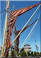 Masts and sails on Faversham Creek