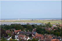 TM4249 : Roofscape from top of Orford Castle by Peter Facey
