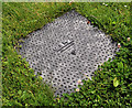 J5979 : Osma manhole cover, Donaghadee (1) by Albert Bridge