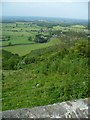 Poynings seen from the platform remains of Dyke Steep Grade Railway