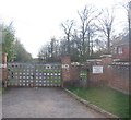 Horsham Lodge entrance to Barnard