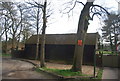 Shed by the Horsham Rd entrance to the Vachery Estate