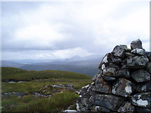 NH0800 : Looking east from cairn on eastern top of Beinn Bheag by Sarah McGuire