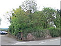 A rather overgrown entrance for Stretton Lower Hall