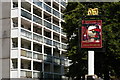 The "Hero of Switzerland" pub and Loughborough Estate flats, Loughborough Road