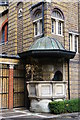 TQ3177 : Christchurch, Brixton Road: external pulpit by Christopher Hilton