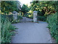 North perimeter gate at Erddig Country Park