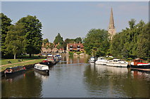 SU4996 : River Thames at Abingdon by Philip Halling
