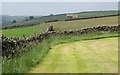 Walls, fields and barn above Ashfold Side Beck