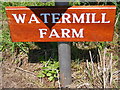 Watermill Farm sign