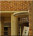 Stage door sign, Hornsey Town Hall