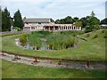 Kirklees Light Railway, Clayton West station and duckpond