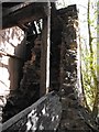 Derelict cottage beside the canal