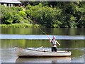 Fishing at Dungannon Park lake