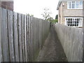 Footpath to the town centre