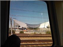 TQ3884 : View of the Olympic stadium from the DLR by Robert Lamb
