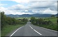 The undulating B8 east of the Leode Road junction