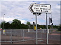 Road sign, Braintree Freeport