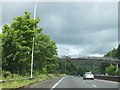 ST1285 : Footbridge over A470 in Nantgarw by David Smith