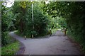 Junction of paths, River Side North, Bewdley