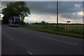 Number 57 bus to Dundee,passing Belmont, near Meigle