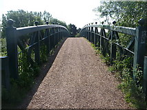 SZ1393 : Iford: footbridge over the Stour by Chris Downer