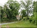 Traditional farm buildings alongside the Annadorn Road