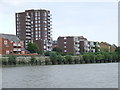 Flats on the river bank, Fulham