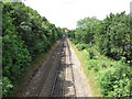 Railway west of Vanbrugh Hill