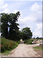 Footpath & entrance to Wherstead Park