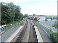 The view SE from Llantwit Major railway station footbridge