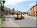 Tractor in Mortimer Road