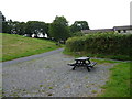 Picnic table near Coxhill, Narberth