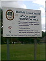 Acacia Street Recreation Area, Hatfield