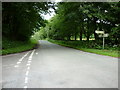 The  junction of Low Moor Road and Swainsea Lane