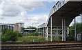 Footbridge at Birmingham International