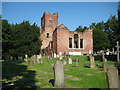 Stanmore: The ruin of the old church of St John the Evangelist