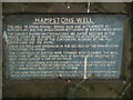 Hampstons Well marker stone