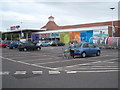 Car park at Tesco Extra at Sunbury Cross