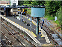 J2664 : Water column, Lisburn station by Albert Bridge