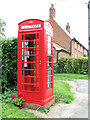 Lovingly restored K6 telephone kiosk in Great Glemham