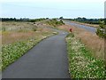 Cycle track along the A197