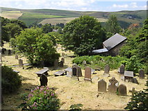SD8126 : Graveyard "St Mary and All Saints Church" Church of England, Goodshaw by Robert Wade