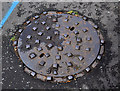 J3672 : Brown's manhole cover, Belfast (3) by Albert Bridge