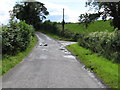 Drumgooland Road at the entrance to Dunnanew Road