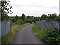 The slope down from New Bridge