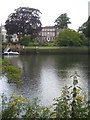 Large riverside houses at Strawberry Hill