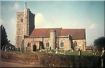 TQ8860 : St John The Baptist church, Bredgar in 1972 by John Baker