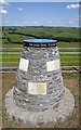 NT4610 : The Nan Lyle memorial cairn on Whitchesters Hill by Walter Baxter