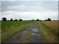 A farm track at Mill Field, Hemingbrough